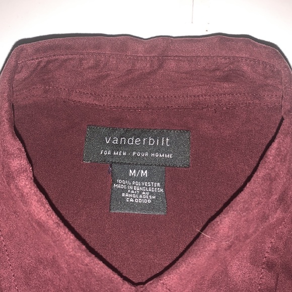 Vanderbilt Men’s Luxury Long Sleeve Button Down Size Medium - Picture 3 of 5